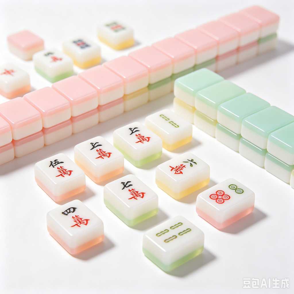 handheld mahjong tiles set