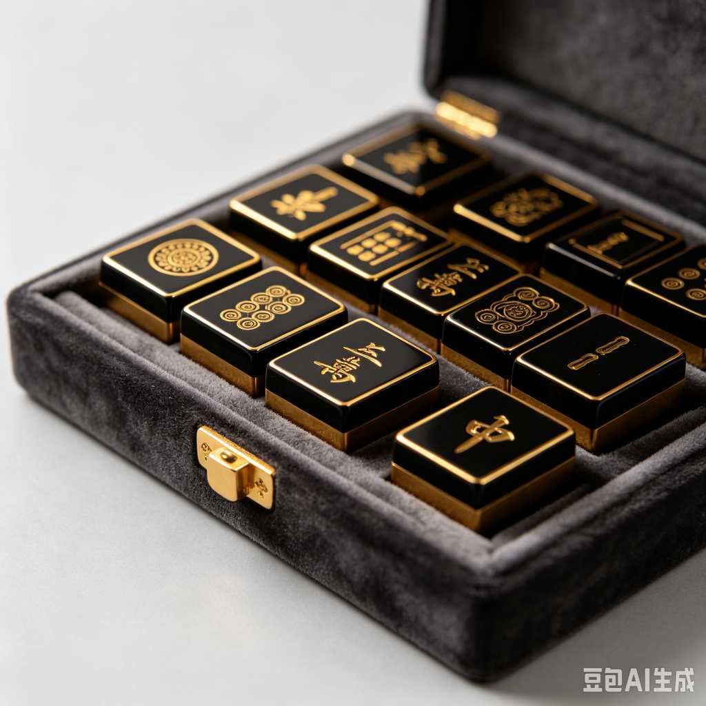 elegant mahjong gift set
